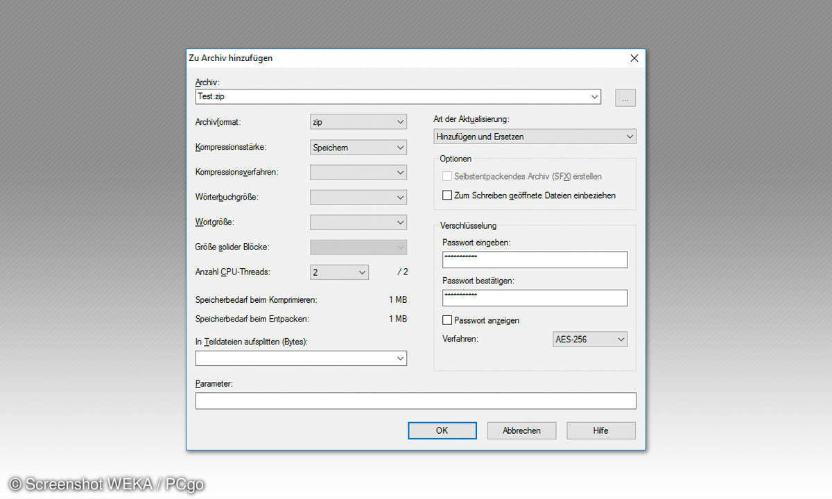 Zip Archiv