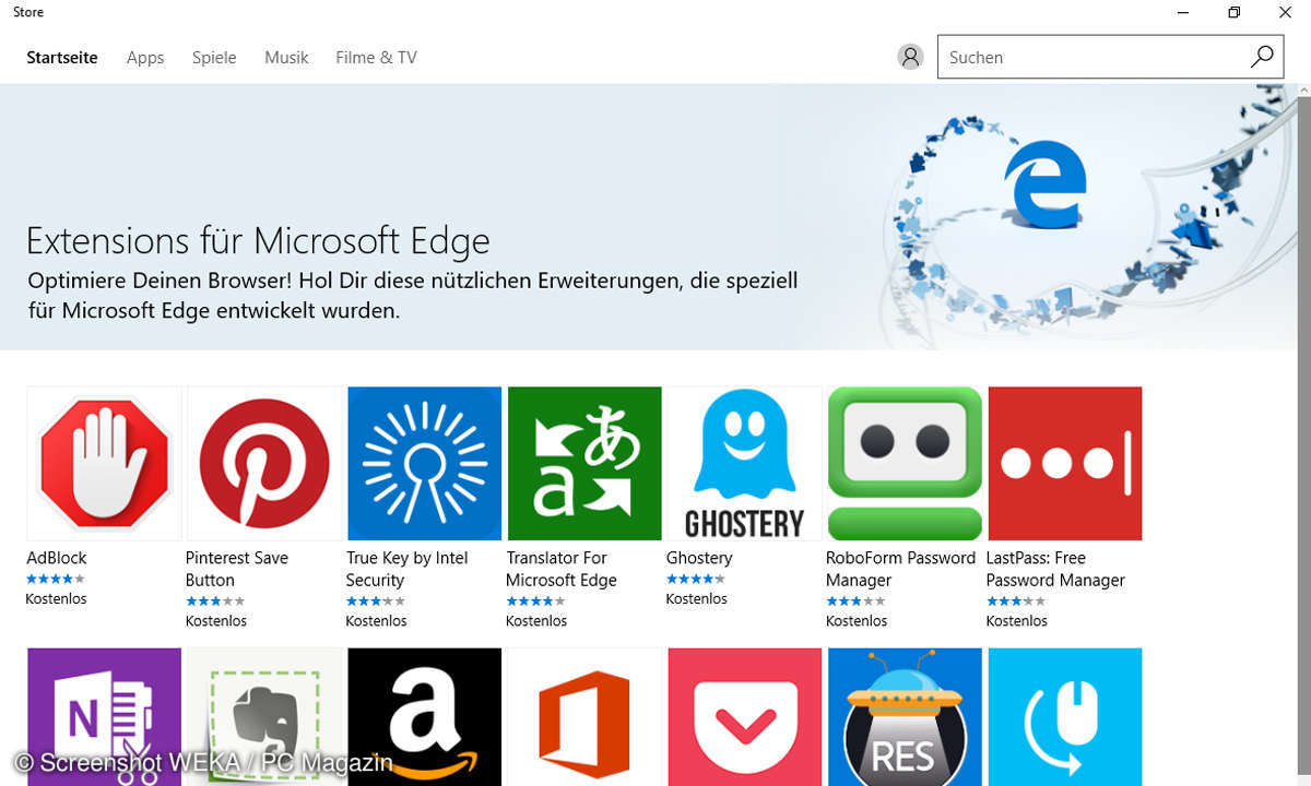 Microsoft Edge Extensions