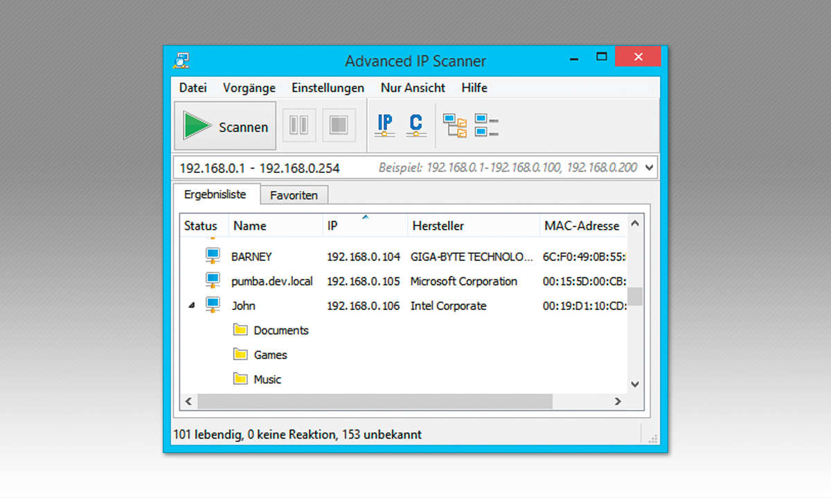 Advanced IP Scanner