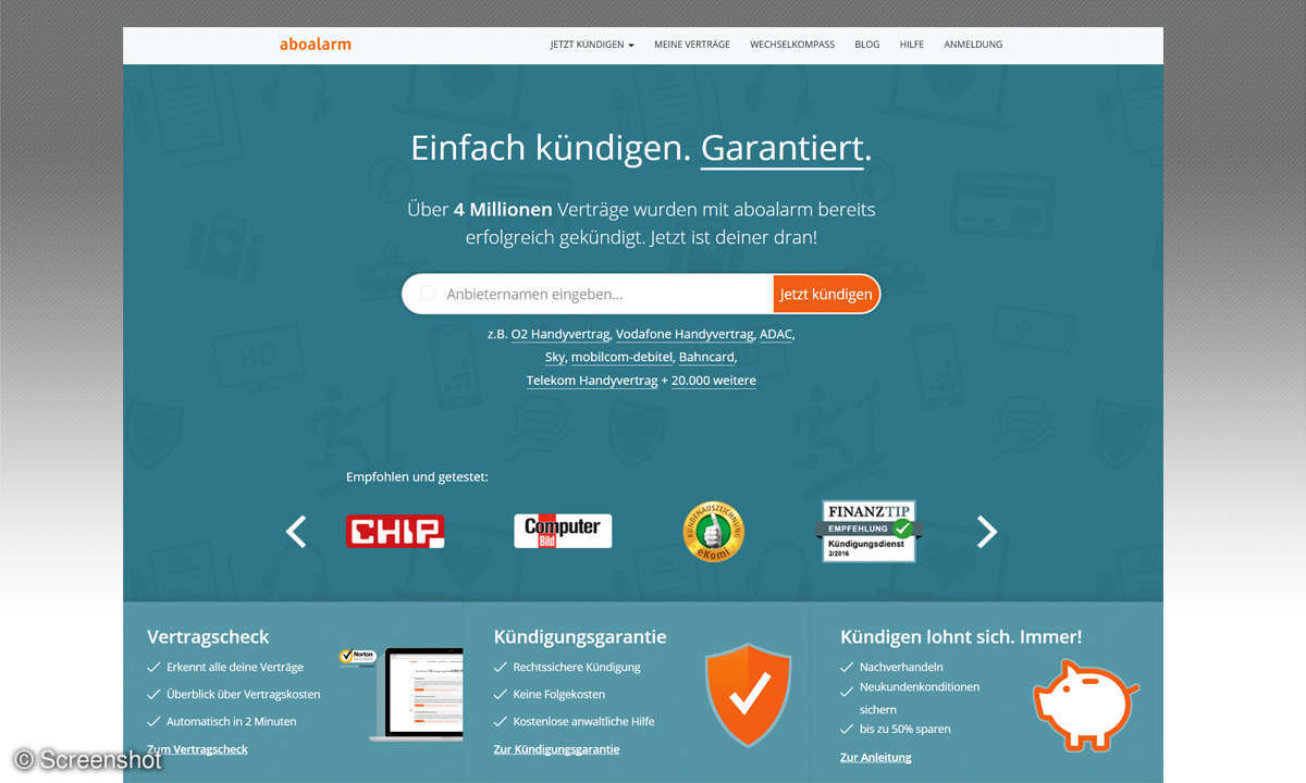 Verträge online kündigen