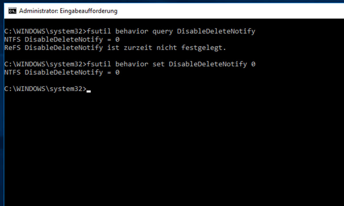 Kommandozeile mit Administratorrechten