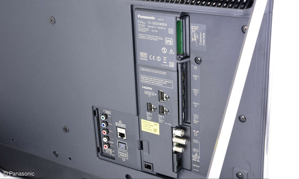 Ausstattung Panasonic TX50DXW804