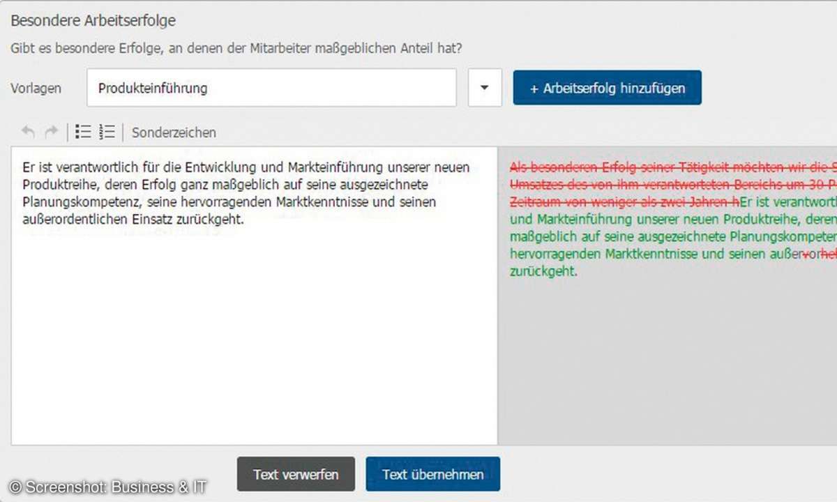 Haufe Zeugnis Manager