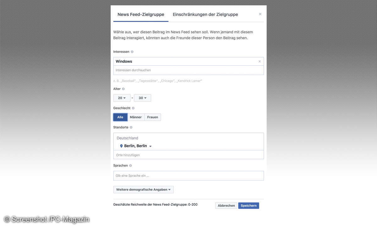 Facebook-Algorithmus verbessern