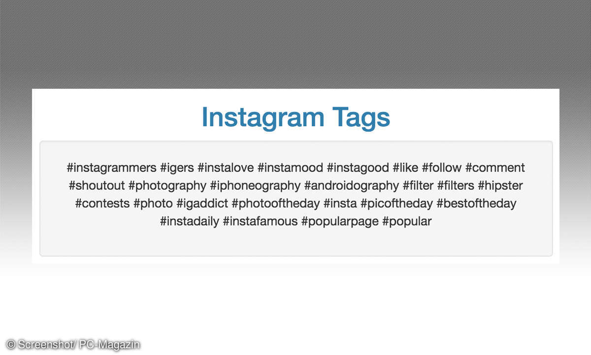 Instagram-Tags richtig setzen