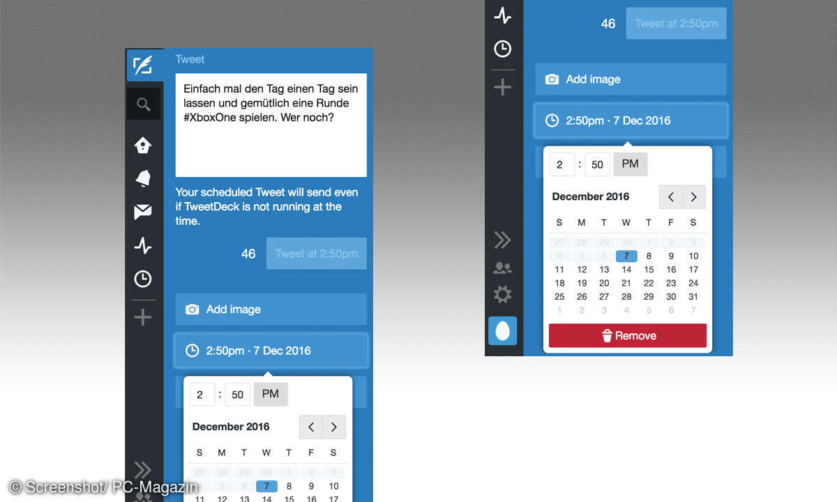 Beiträge mit dem Tweetdeck im Voraus planen