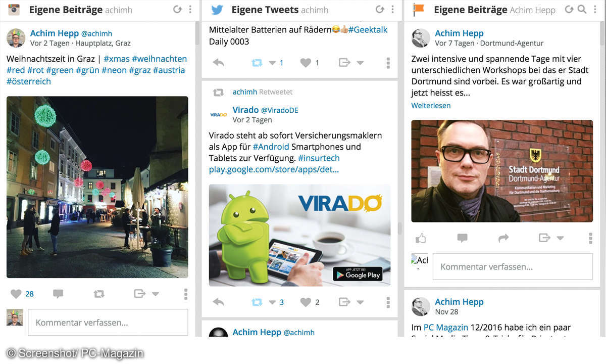 Social Media Verwaltung Hoot Suite