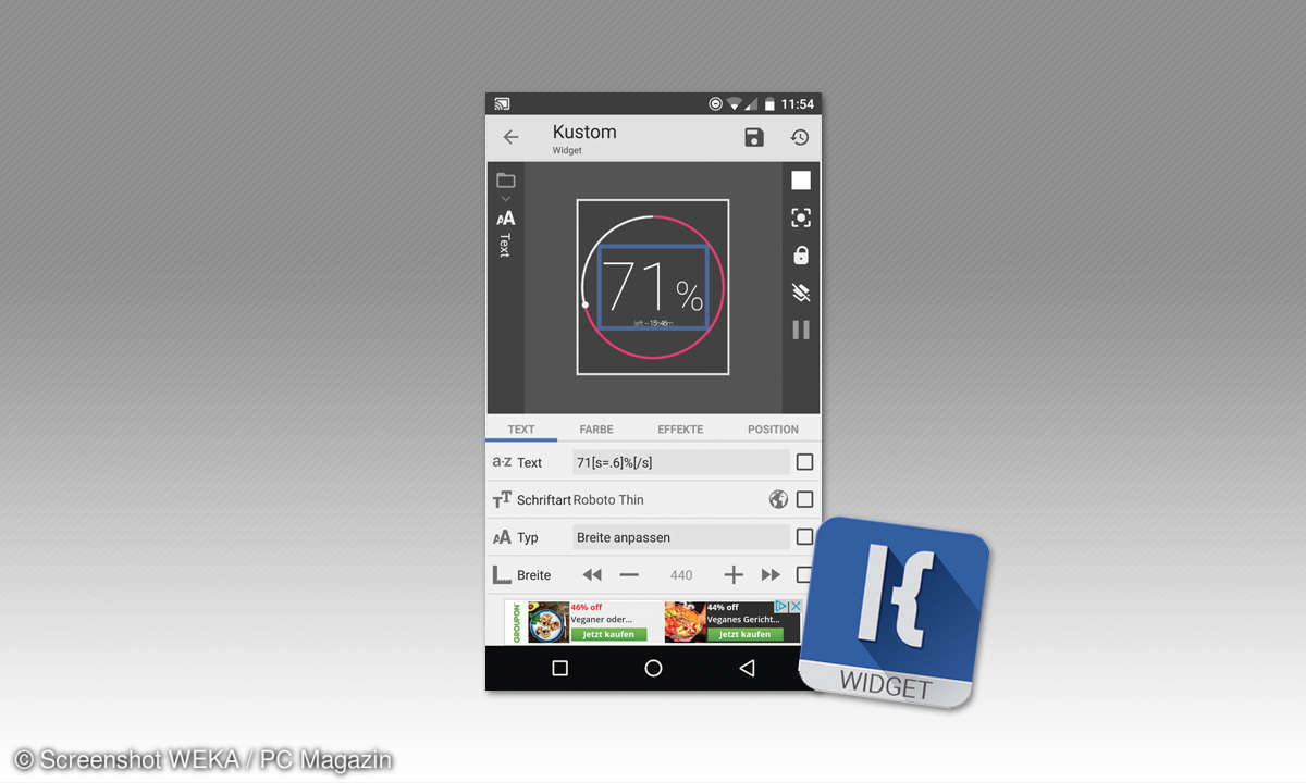 Kostum Widget Maker Launcher