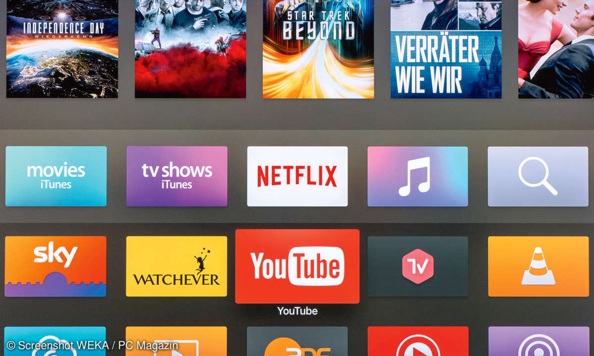 Apple TV Homescreen