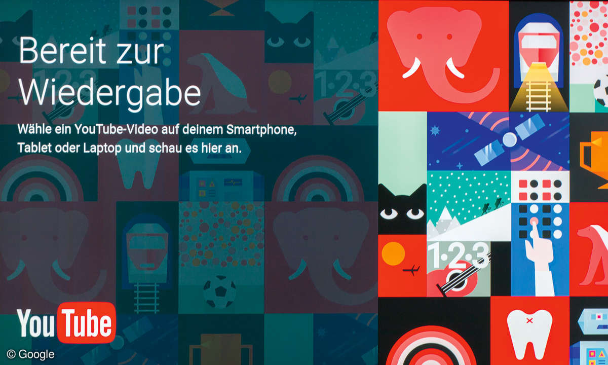 Google Chromecast Ultra Homescreen