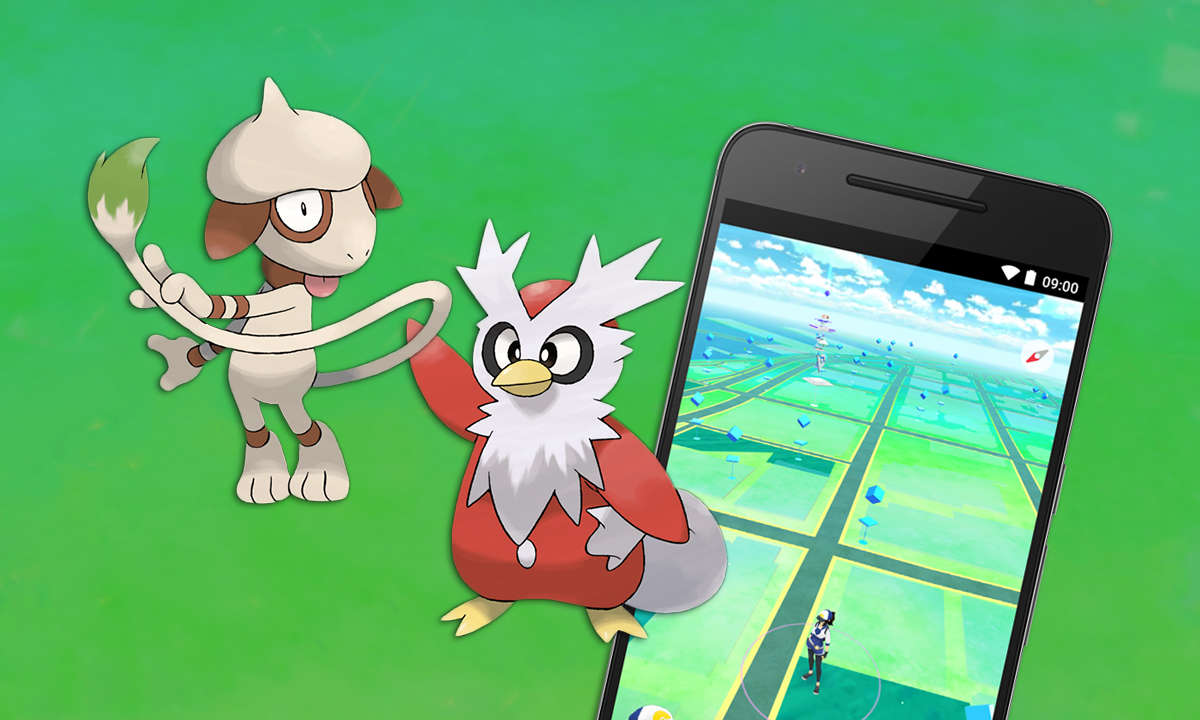 Farbeagle und Botogel in Pokémon GO