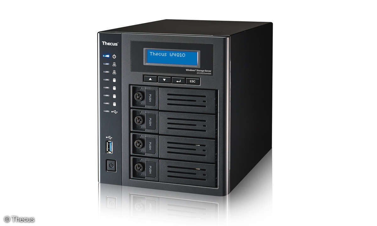 Thecus W4810PRO: 4-Bay-Windows-NAS