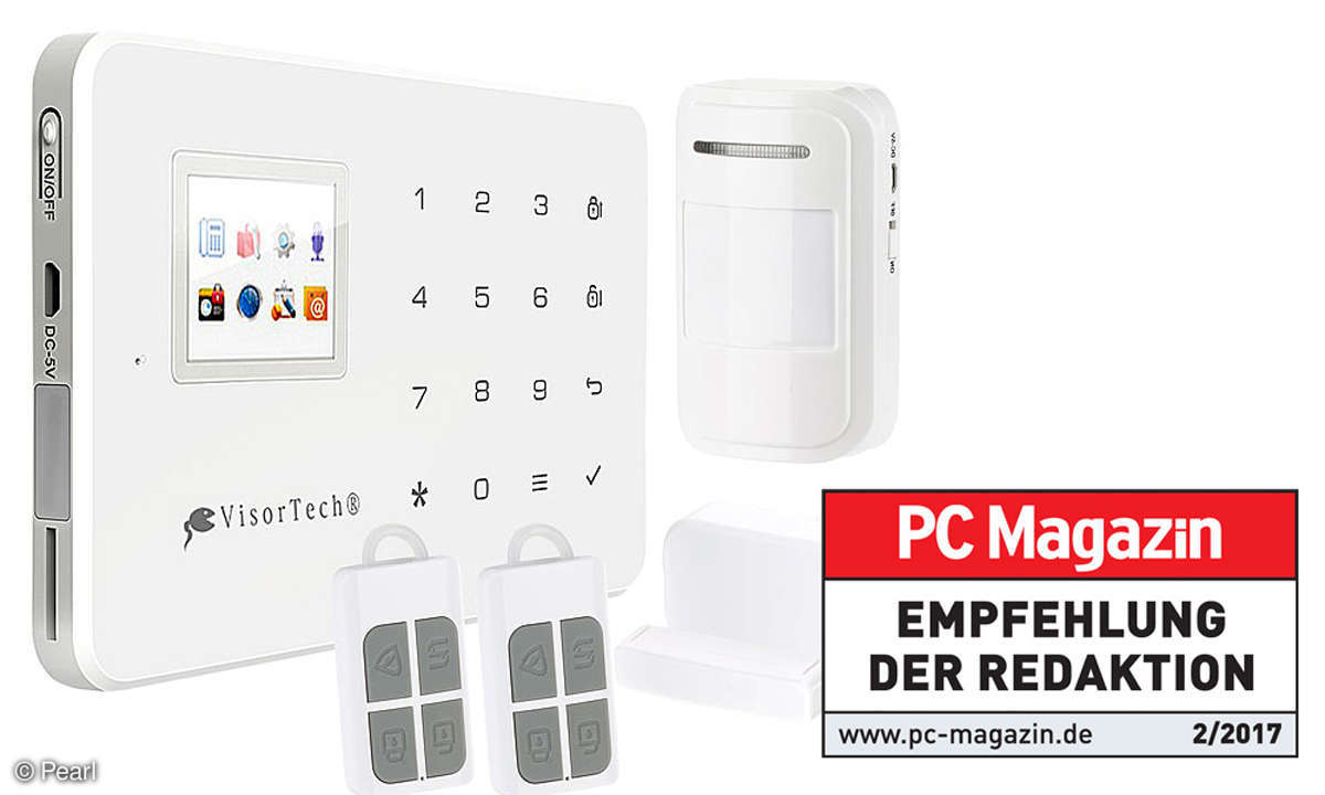 VisorTech WLAN-Alarmanlage XMD-5400.wifi mit GSM-Handynetz- und Funk-Anbindung