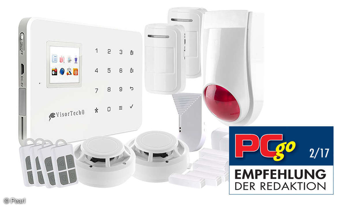 VisorTech Funk-Alarmanlage mit WLAN- & GSM-Anbindung