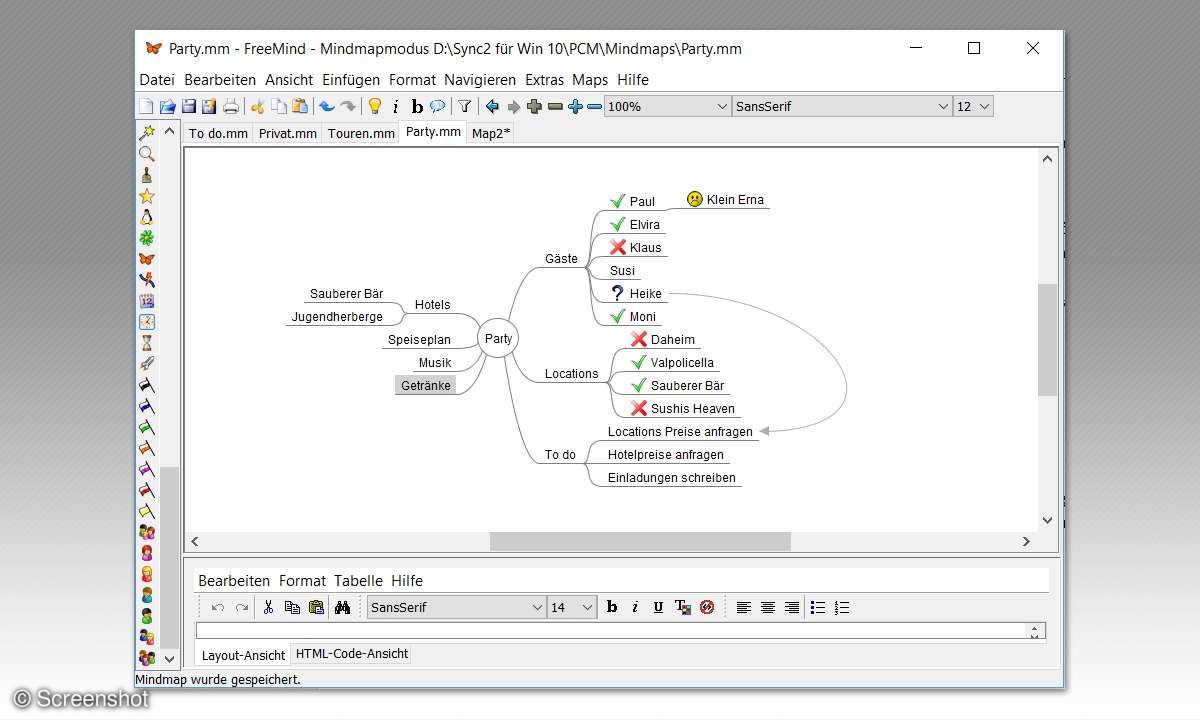 Der Mindmanager Freemind