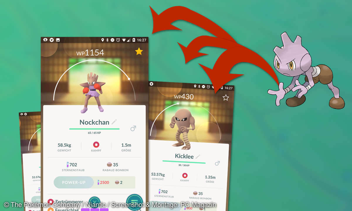 Pokémon GO Rabauz entwickeln