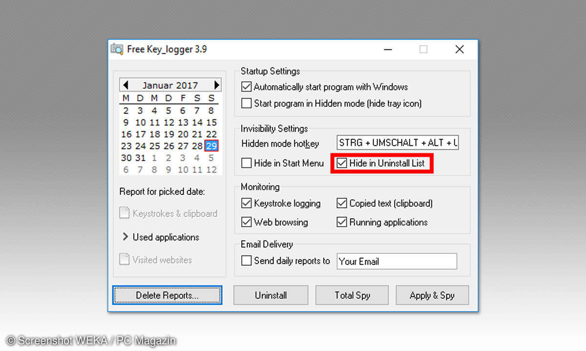 Frey Key Logger