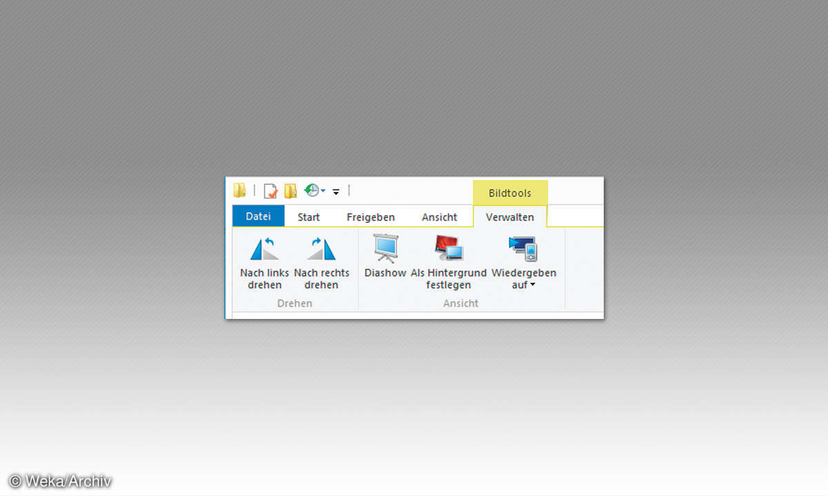 Screenshot: Drehen
