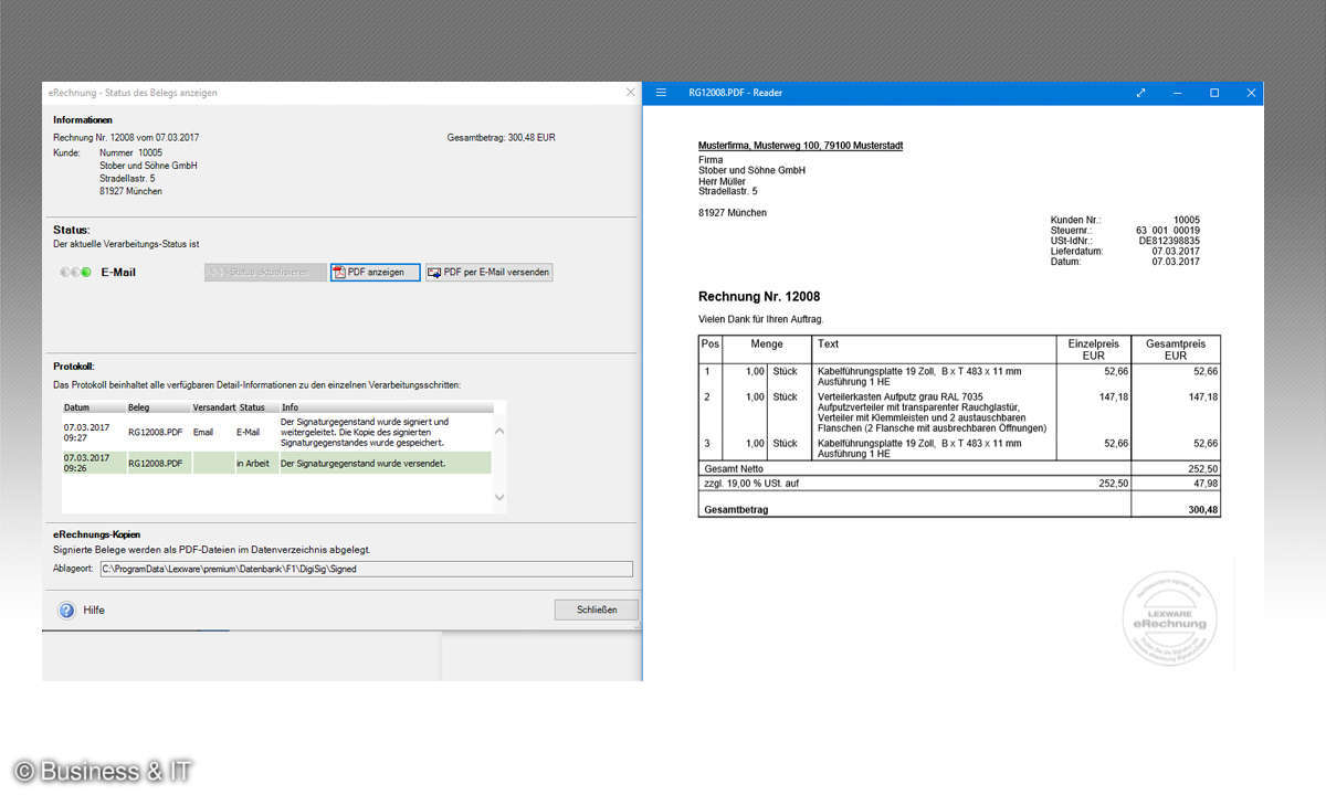 Lexware eRechnung im Test