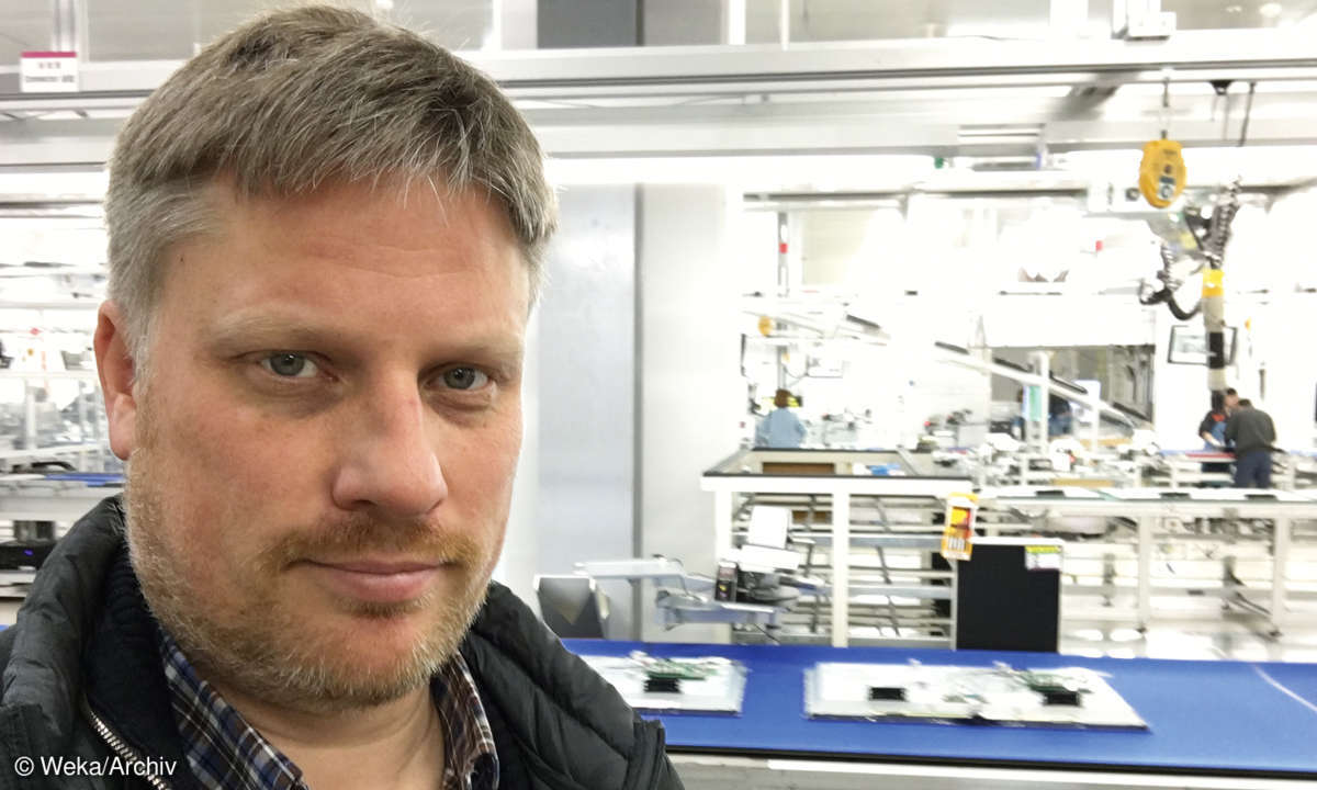 Andreas Stumptner bei LG in Korea