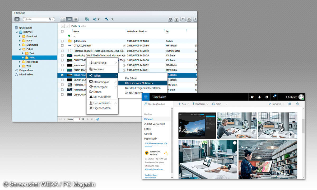 NAS und OneDrive