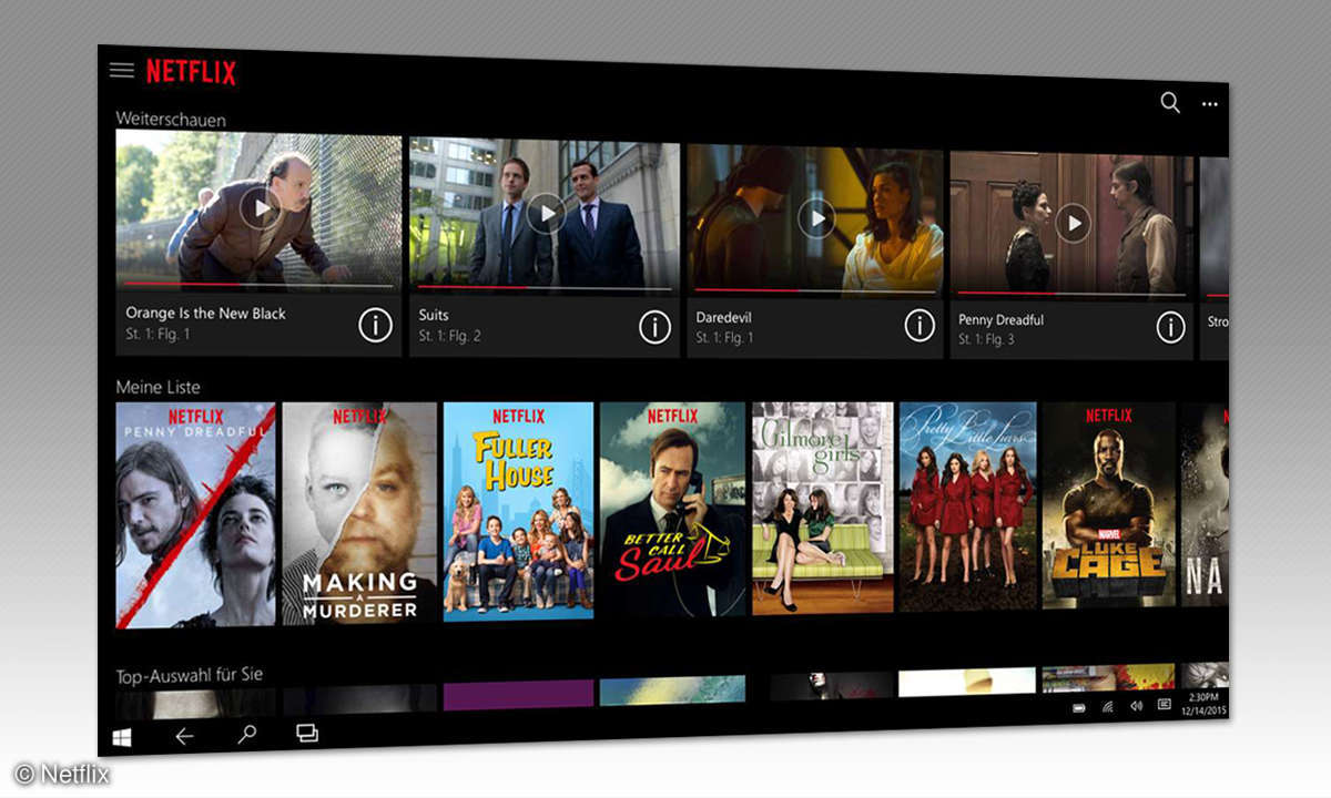 Netflix Windows 10 App