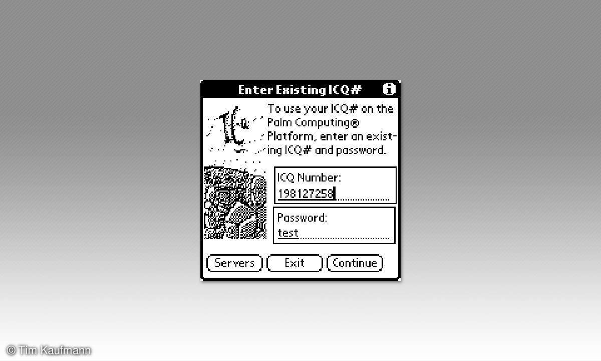 Screenshot: ICQ
