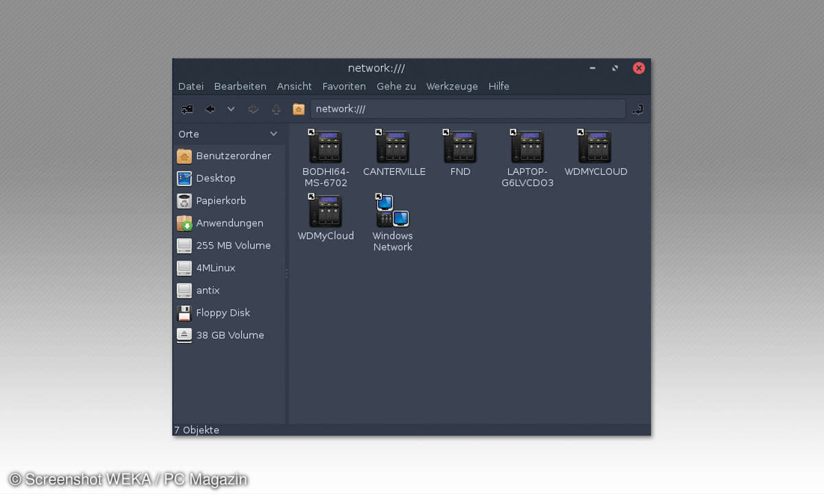 Bodhi Linux Dateimanager