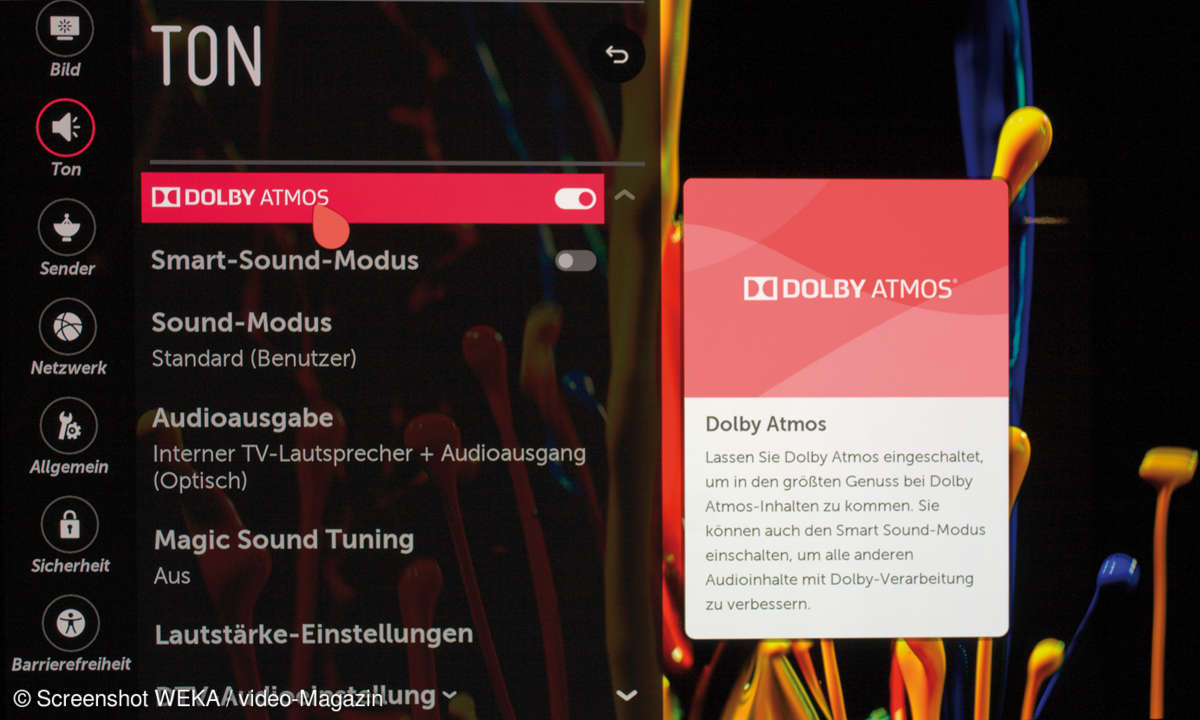 Atmos Menü