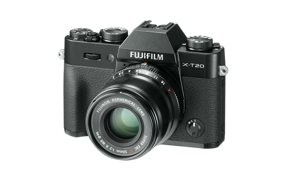 Fujifilm X-T20 in schwarz