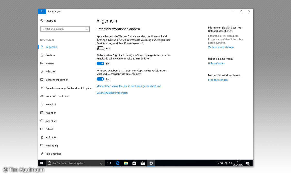 Screenshot: Windows
