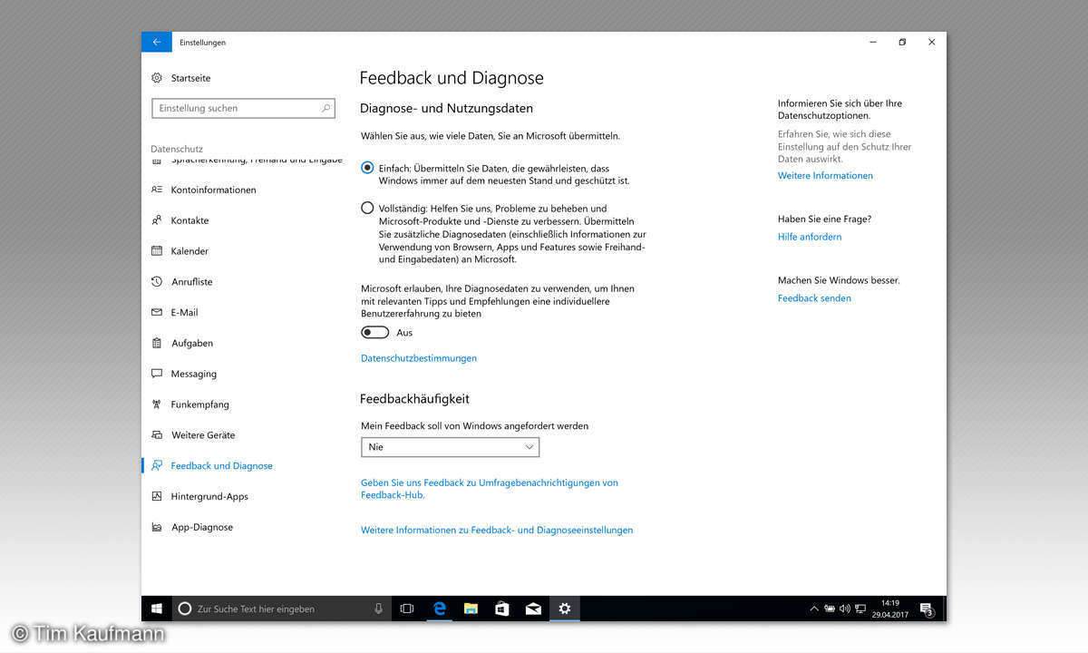 Feedback und Diagnose