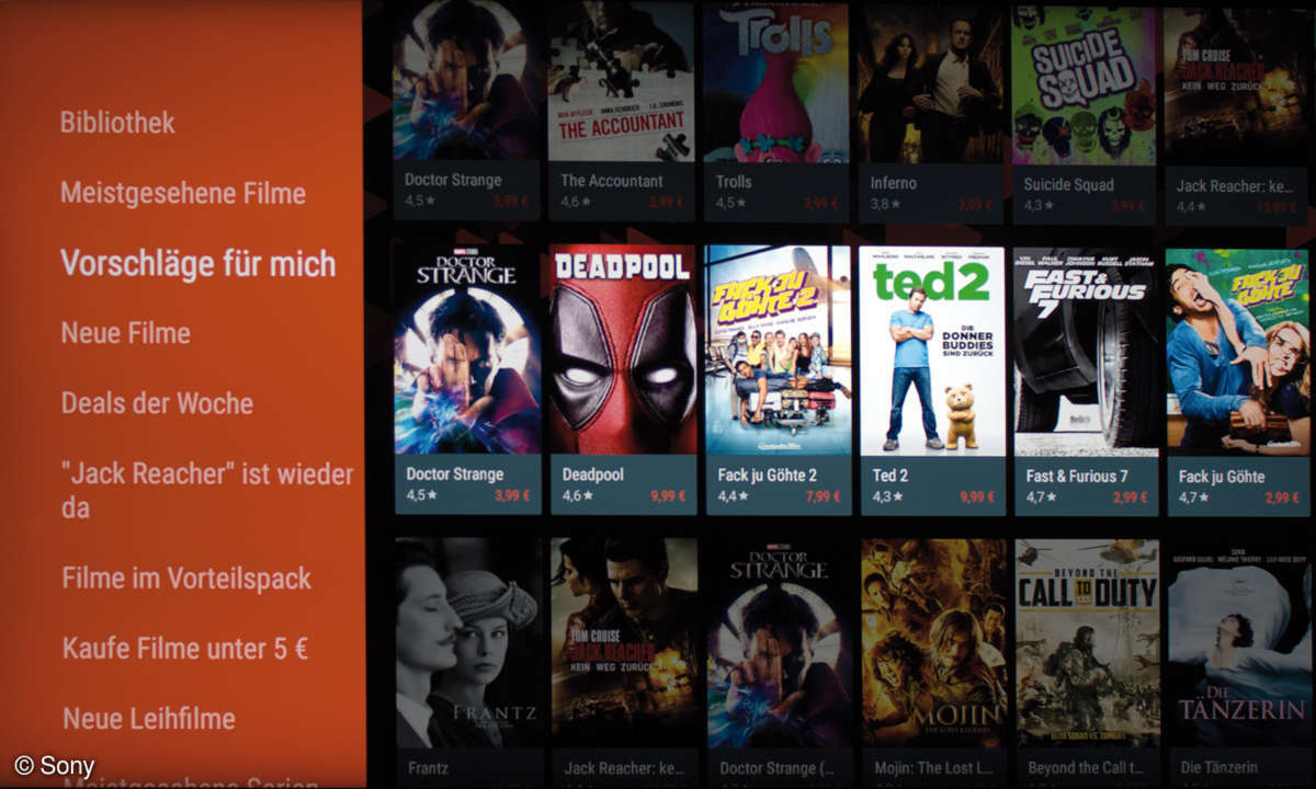 Sony Screen