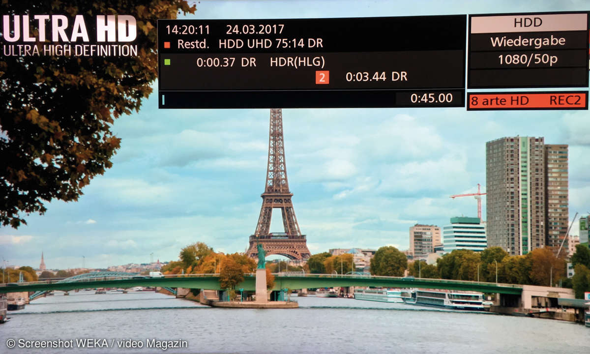 Videoaufnahme HLG-HDR