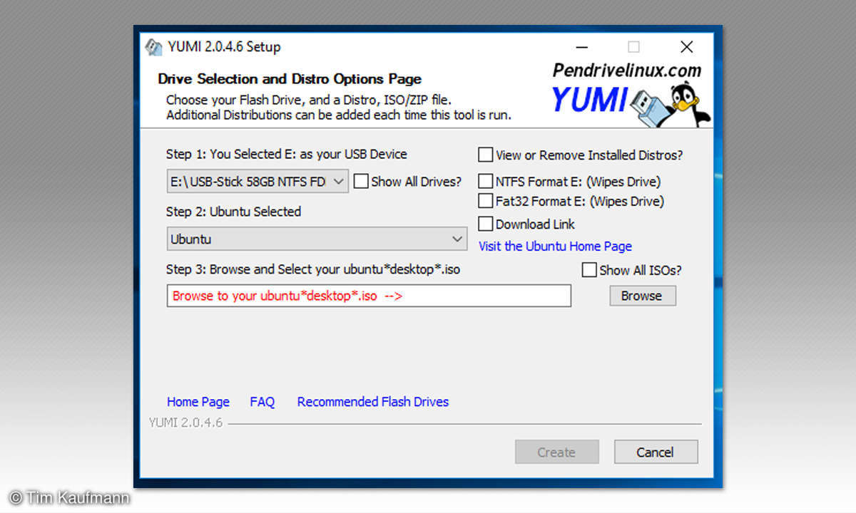 Screenshot: YUMI