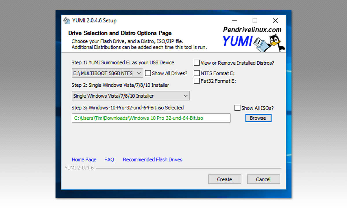 Screenshot: YUMI