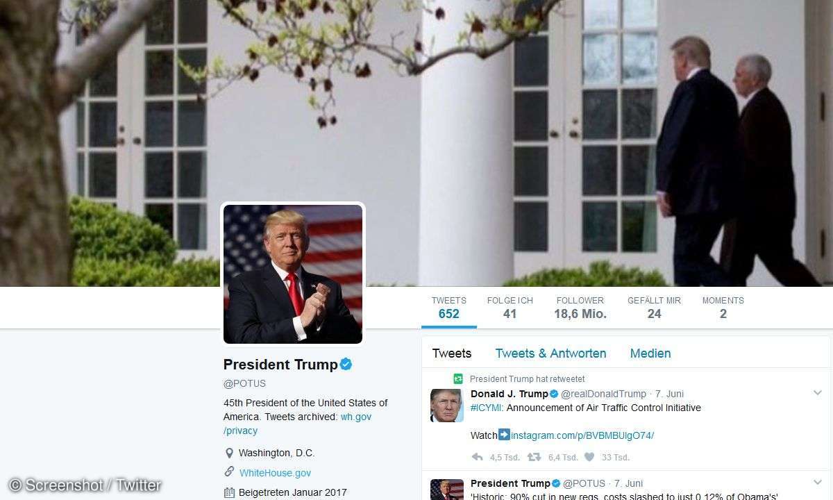 Donald Trump auf Twitter