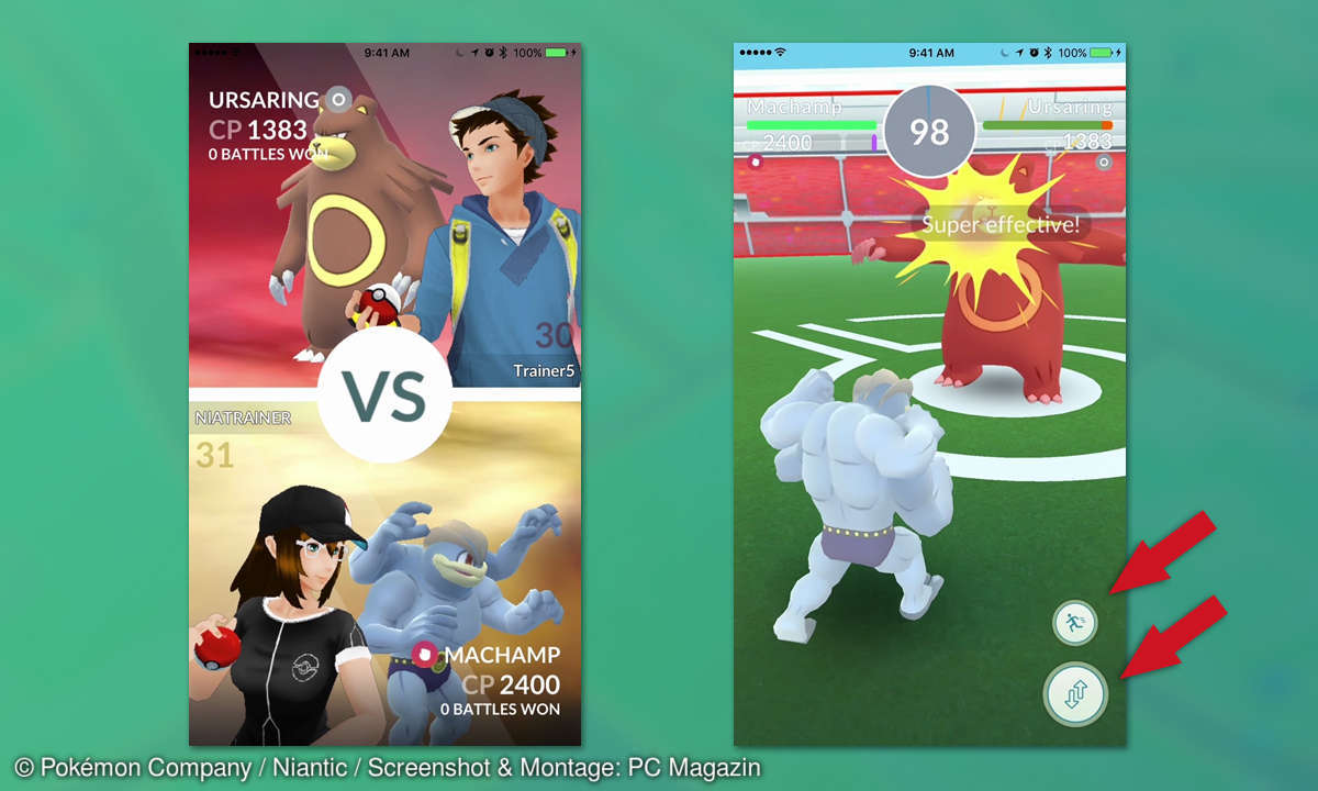 Pokémon GO Arena-Kampf