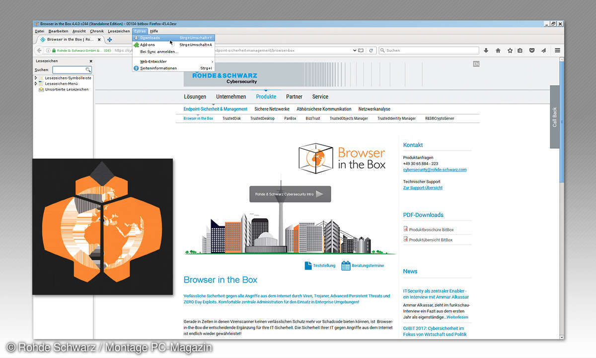 Browser in the Box