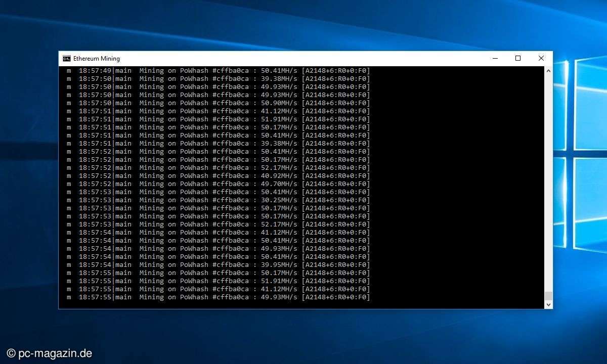 Ethereum-Mining: Anleitung