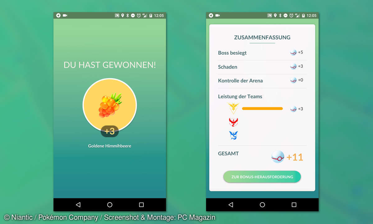 Pokémon GO Raid Belohnungen