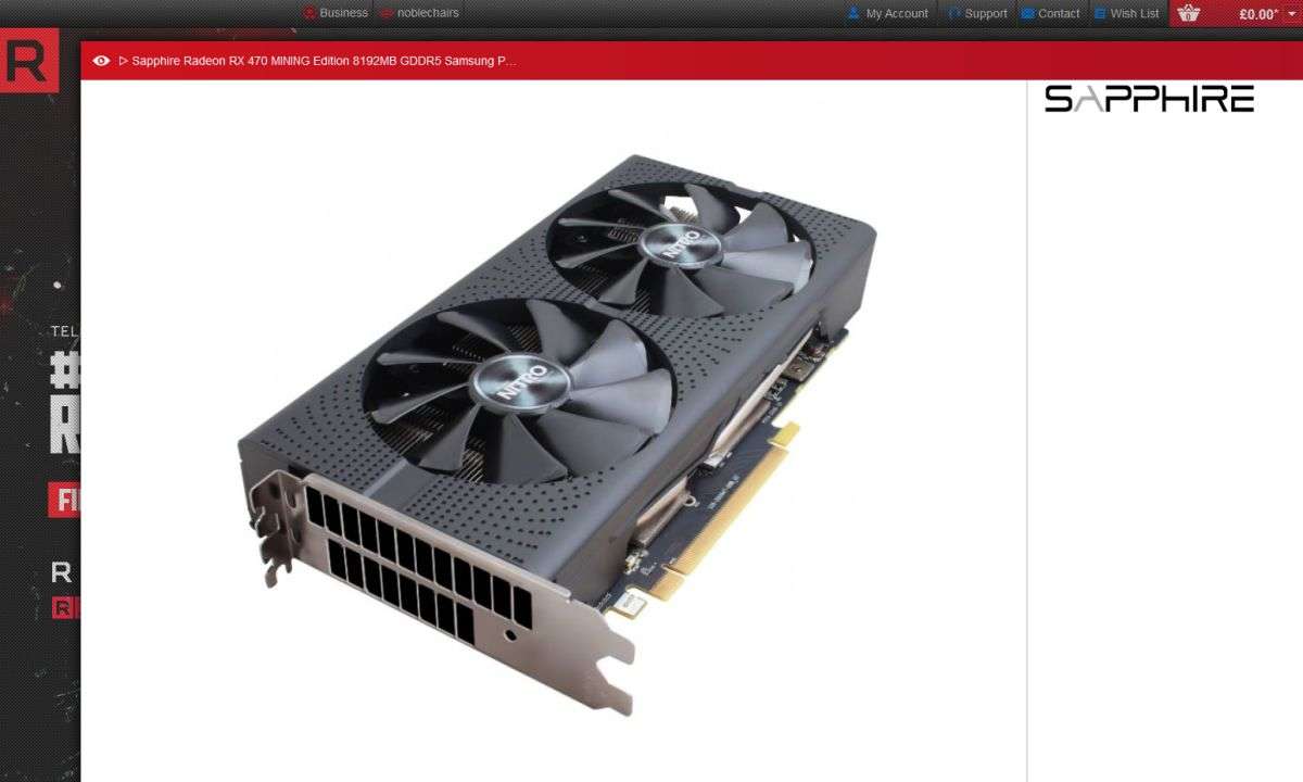 Radeon RX 470 Mining Edition