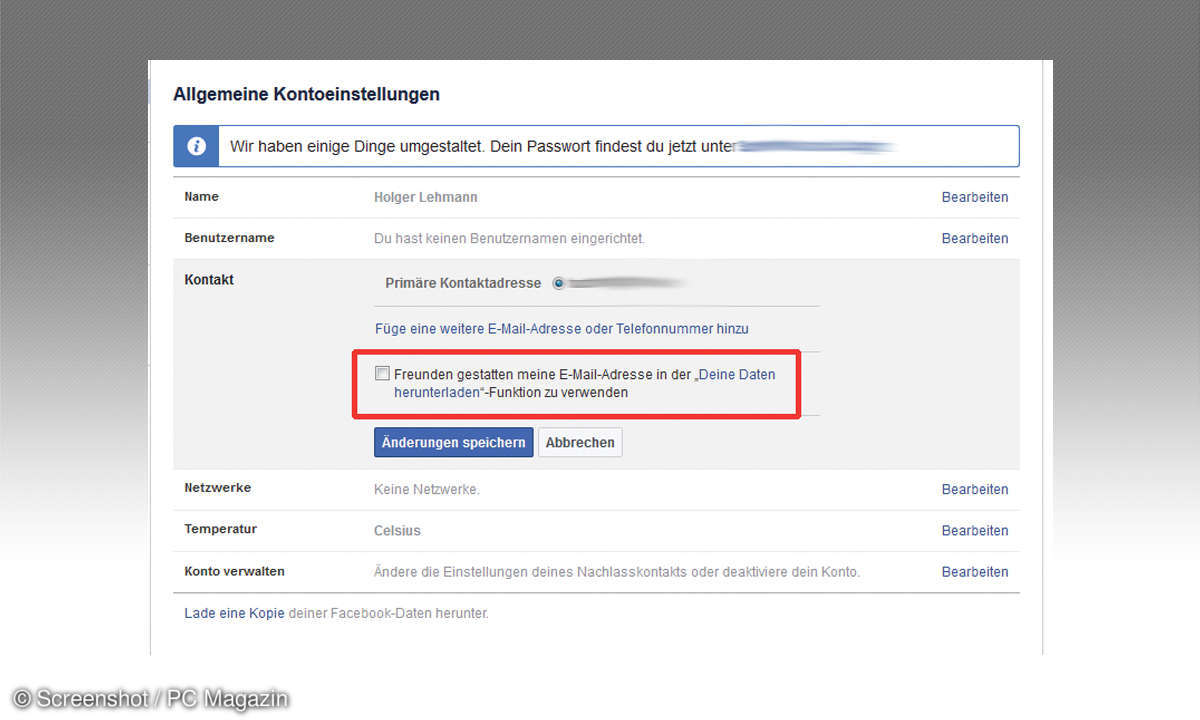 E-Mail-Konto sichern