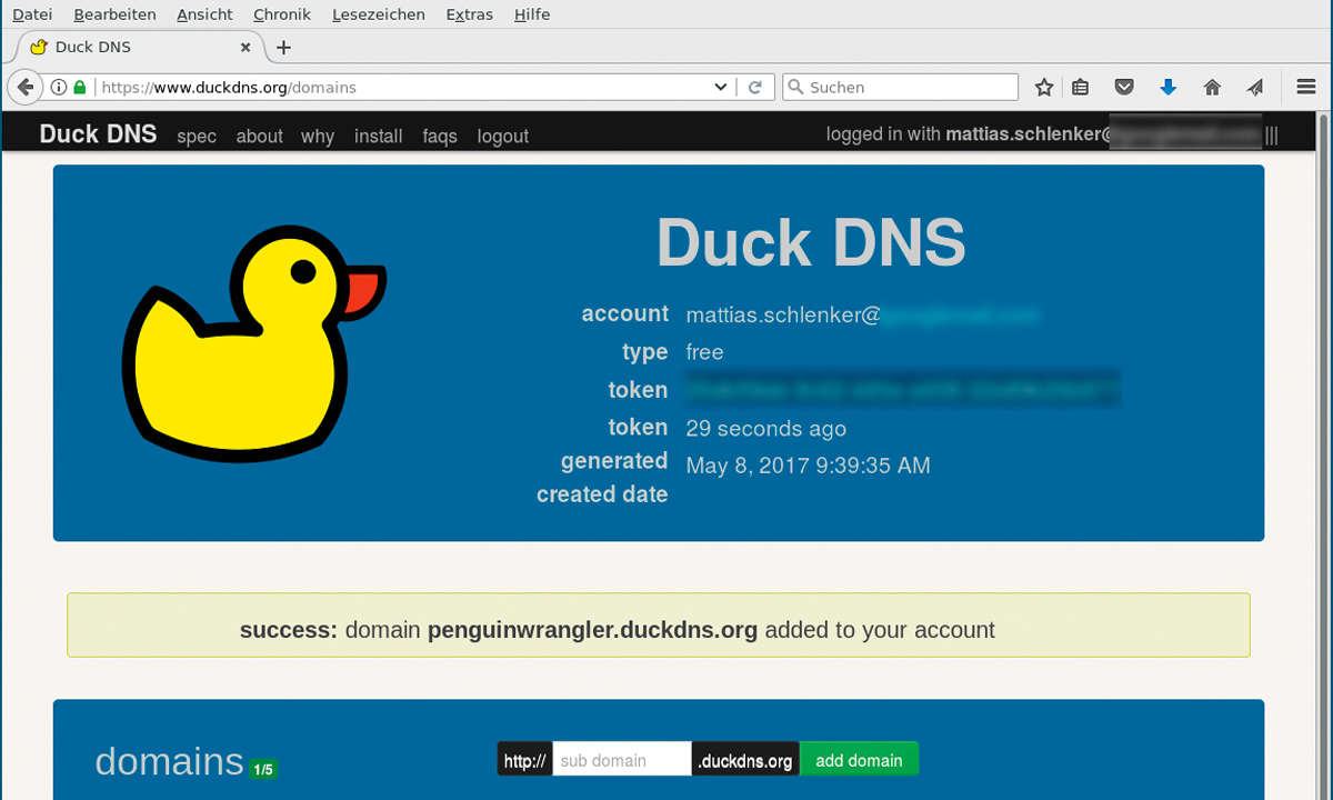 Nextcloud einrichten