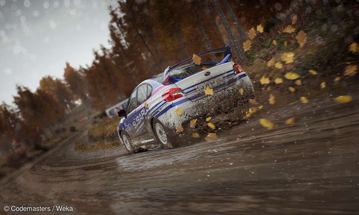 Wettereffekte bei DiRT4
