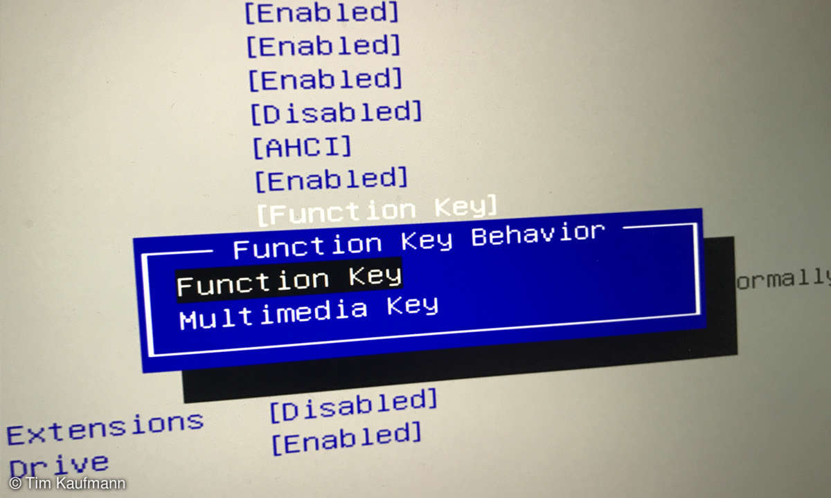 Laptop: F-Tasten ohne FN