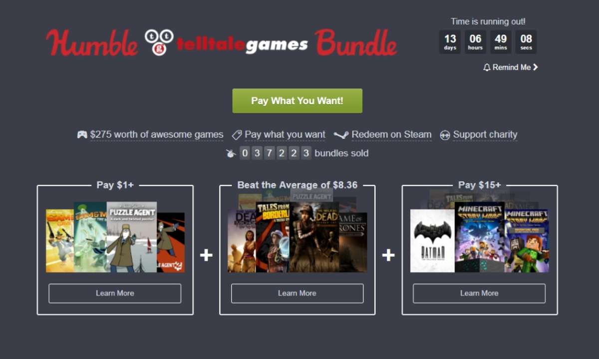 Humble Telltale Games Bundle