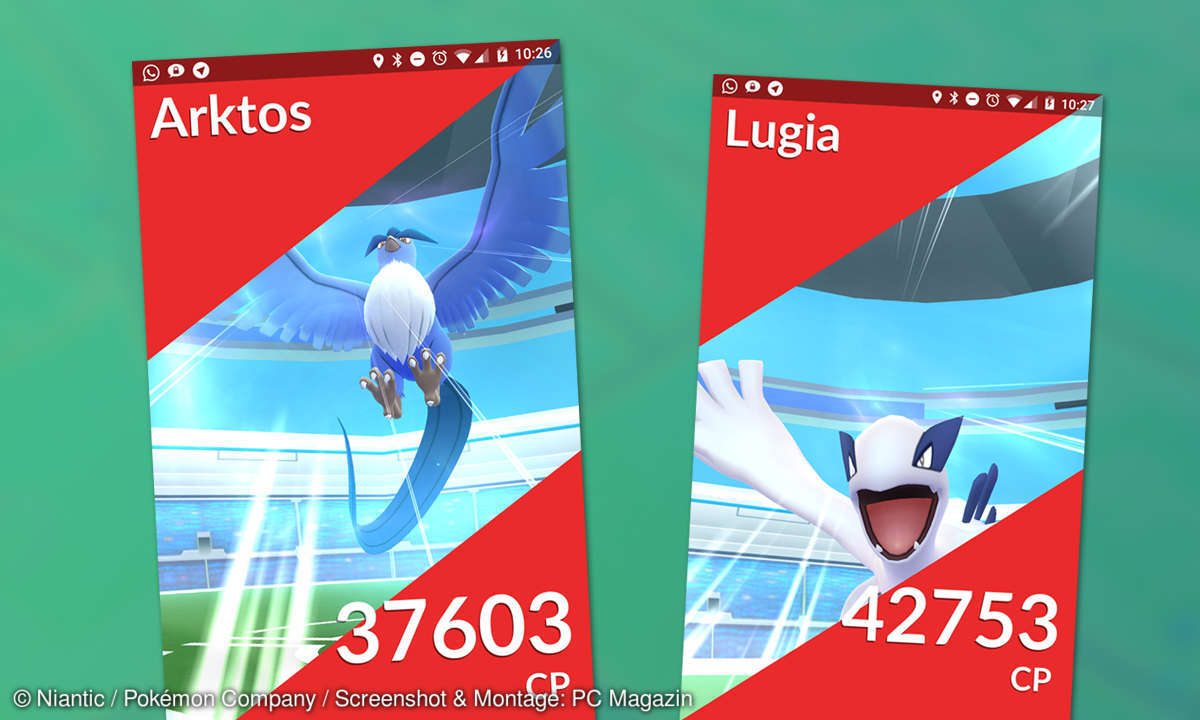 Pokémon GO - Arktos & Lugia