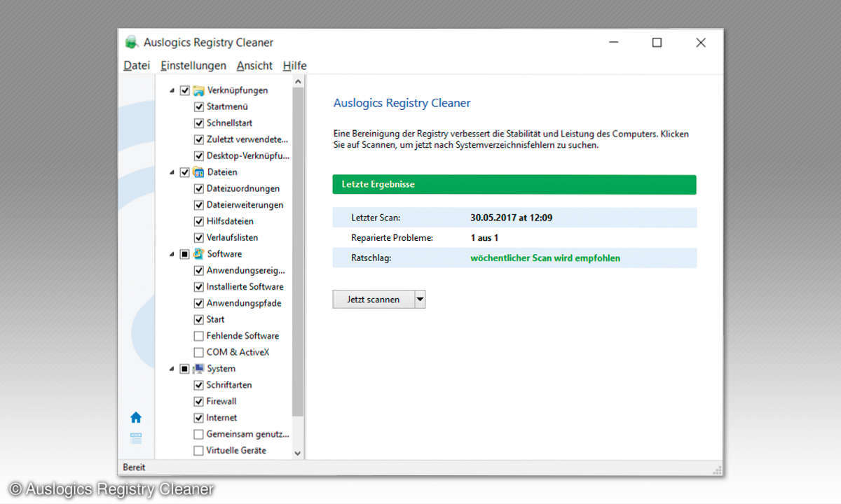 Auslogics Registry Cleaner
