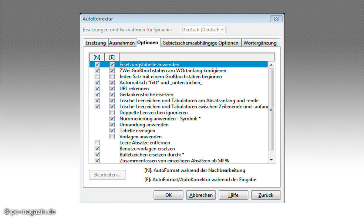 OpenOffice Tipps